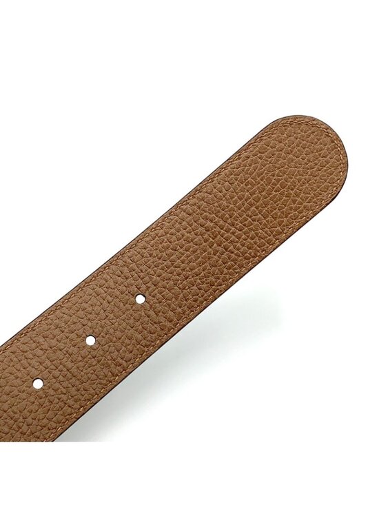 Gucci Interlocking Reversible Leather Brown Black Belt Silver main image 10